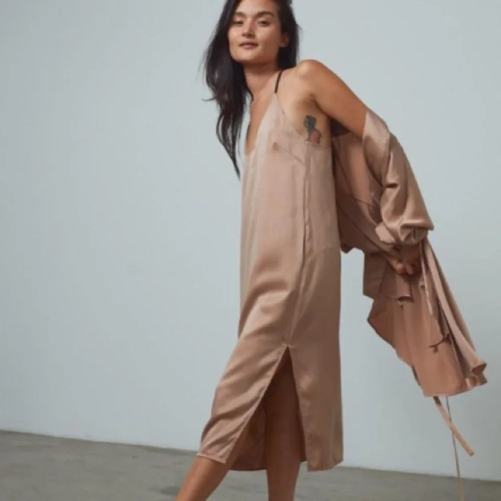 Lunya washable bias silk slip dress size XS - Picture 5 of 15